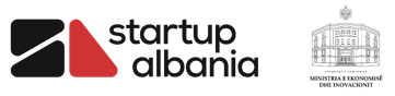 Logo e Start-up Albania dhe Ministria e Ekonomisë dhe Inovacionit